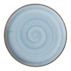 Prato 21,4cm Sobremesa Cerâmica Caoba Azul